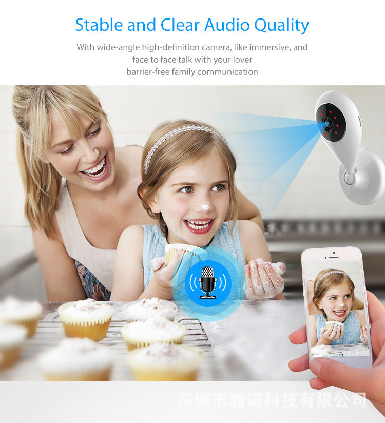 Surveillance Camera Small Water Drop Mobile Phone Remote HD Smart Selection for Home Use1080P Hd wifi Wireless Network