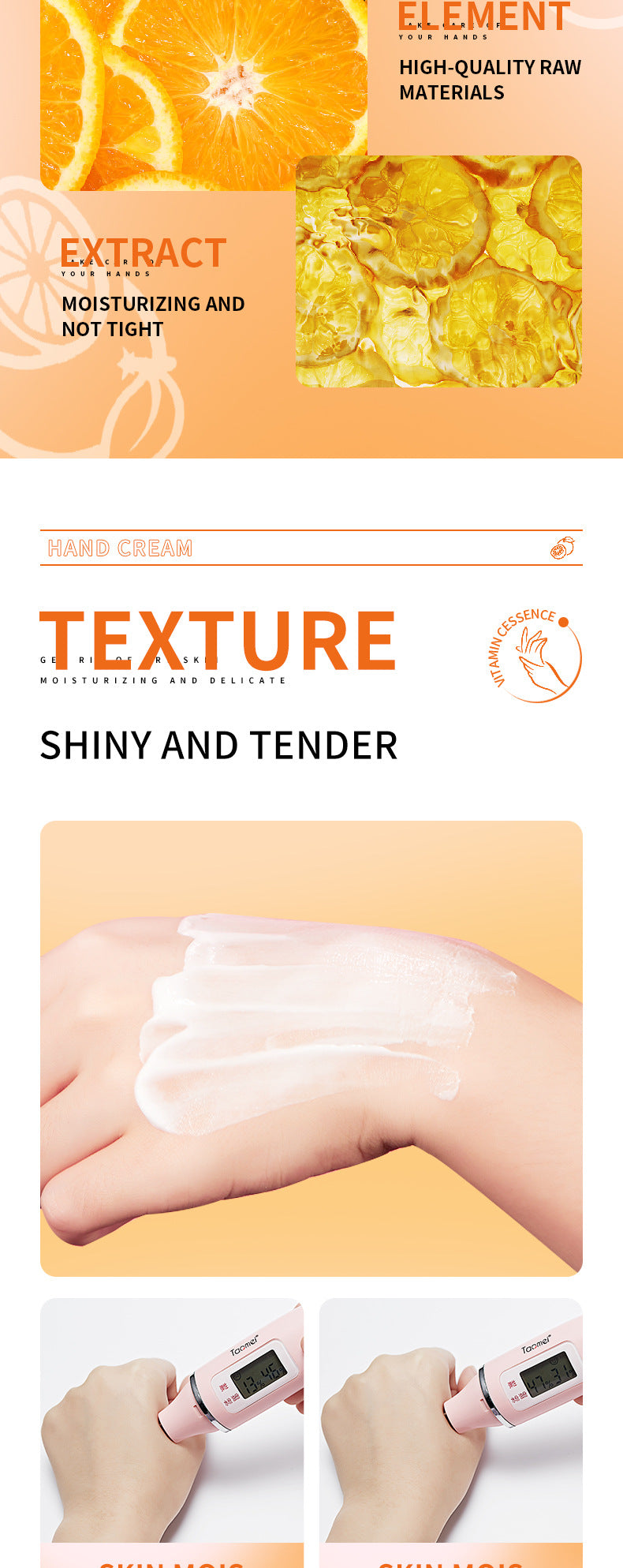 Plant-Based Hand Cream in Sachet SADOER Avocado Aloe Vera Moisturizing Refreshing  Wholesale