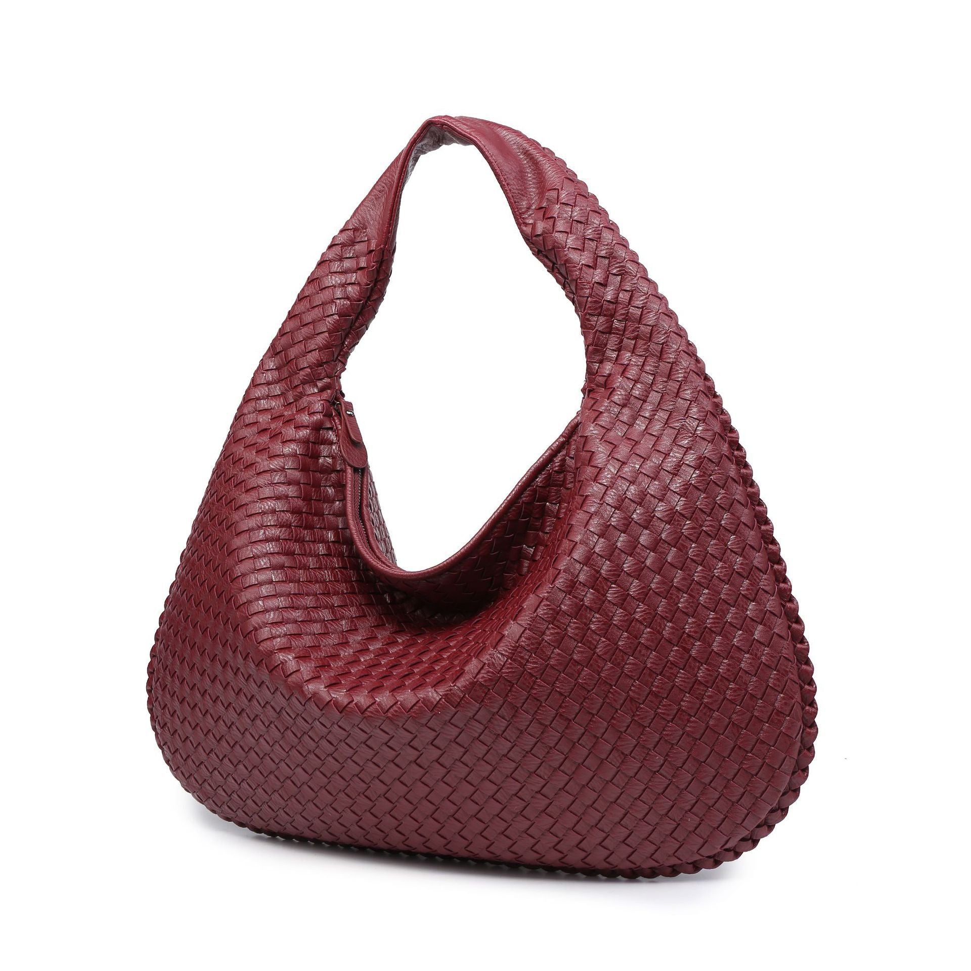 AliExpress Handmade Woven Women's Bag Large Capacity Handbag Korean Style Commuting Casual Manufacturer Wholesale