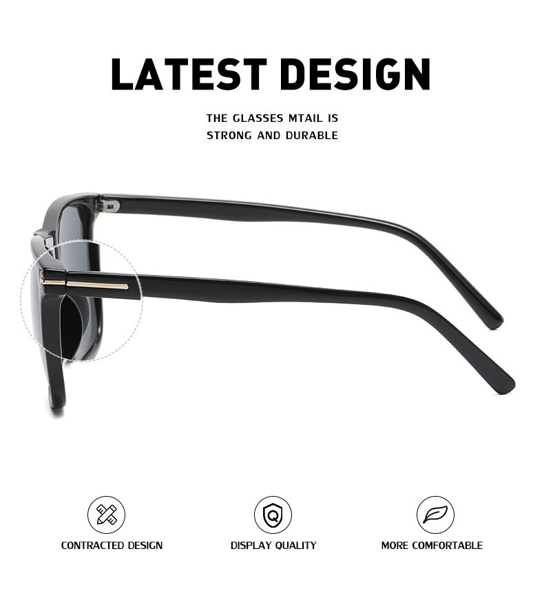 2025New style square frame sunglasses for women with a high-end feel ins Fashionable Men's Sunglasses with UV Protection sunglasses