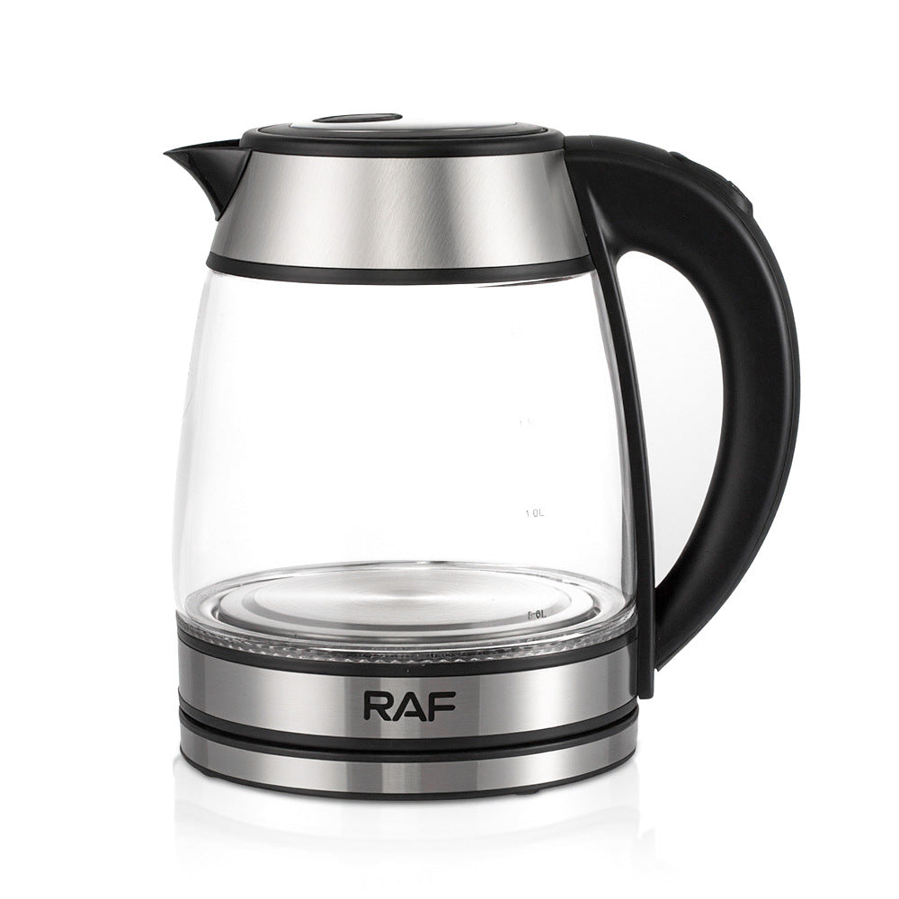 RAF European Standard Glass Electric Kettle Household Electric Kettle Automatic Power-off Kettle Health Kettle Wholesale R7884