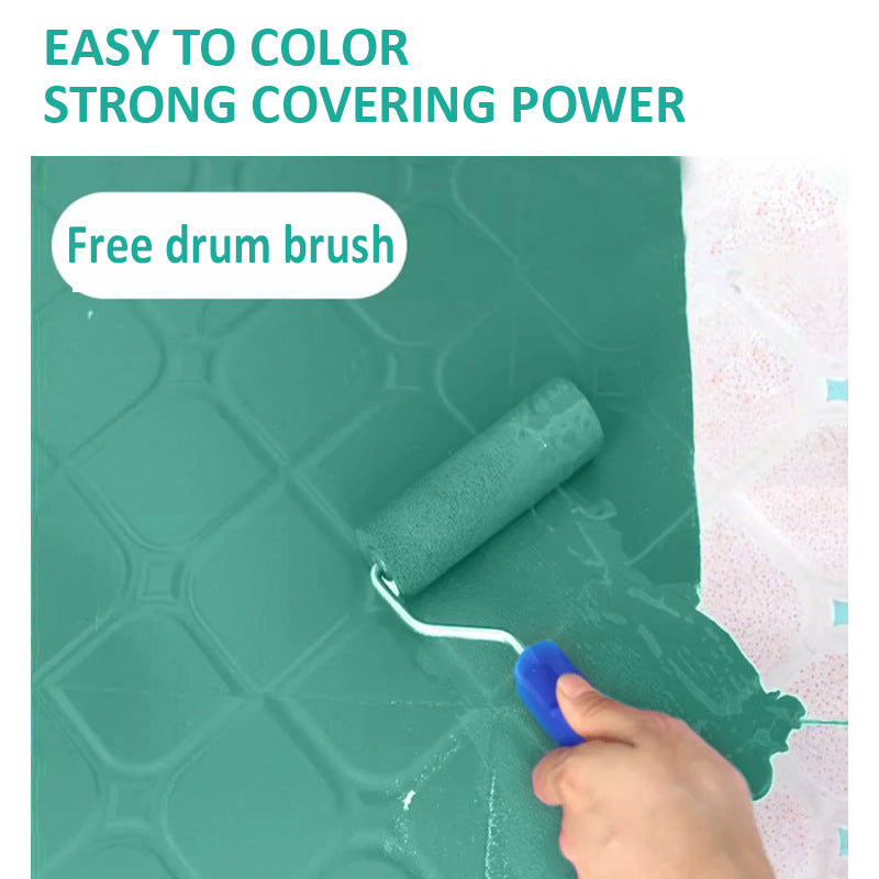 Water-Based Tile Paint Bathroom Floor Tile Color Change Renovation Coating Toilet Glass Wear-Resistant Waterproof Paint Matte
