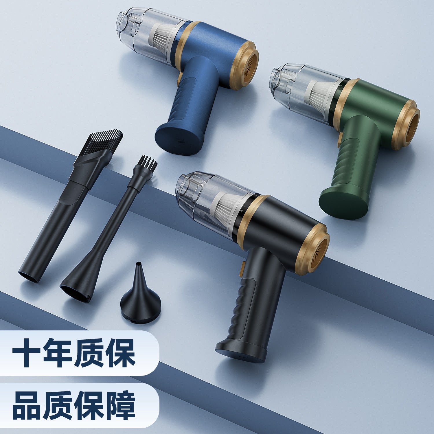 Small Car Vacuum Cleaner Handheld Suction and Blowing Integrated Wireless Super Powerful Suction Portable Home and Car Dual-use Multi-function