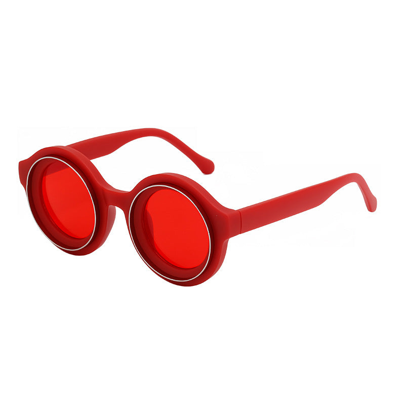 Sunglasses European and American Fashion Round Frame Sunglasses Men's High-end Sunglasses Men's Wholesale sunglasses