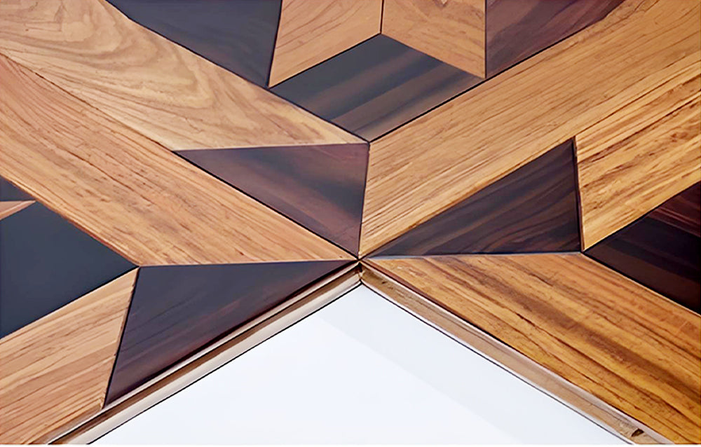 15mm Customizable Square Rosewood Parquet Wood Flooring | Multi-Layer Engineered Panels Outdoor Waterproof Luxury Premium