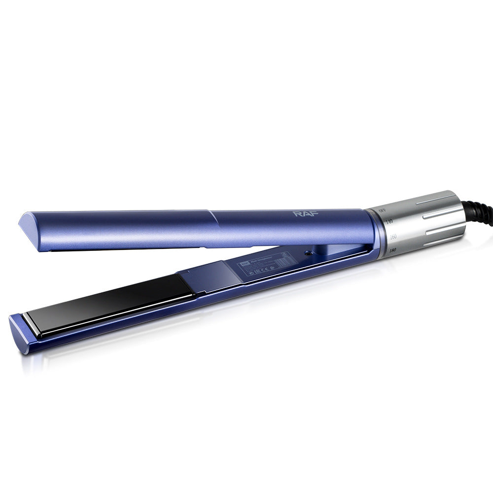 RAF EU Standard Hair Straightener Flat Iron Hair Straightening Curling Iron Negative Ion Hair Straightener for Home Use Volumizing Hair Roots