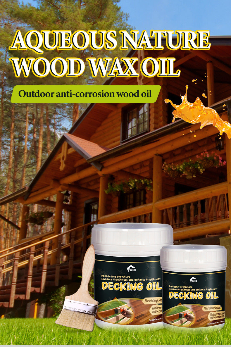 baolisi Water-based Wood Wax Oil Indoor Tables and Chairs Doors and Windows Furniture Renovation Color Change Transparent Wood Latex Paint Coating