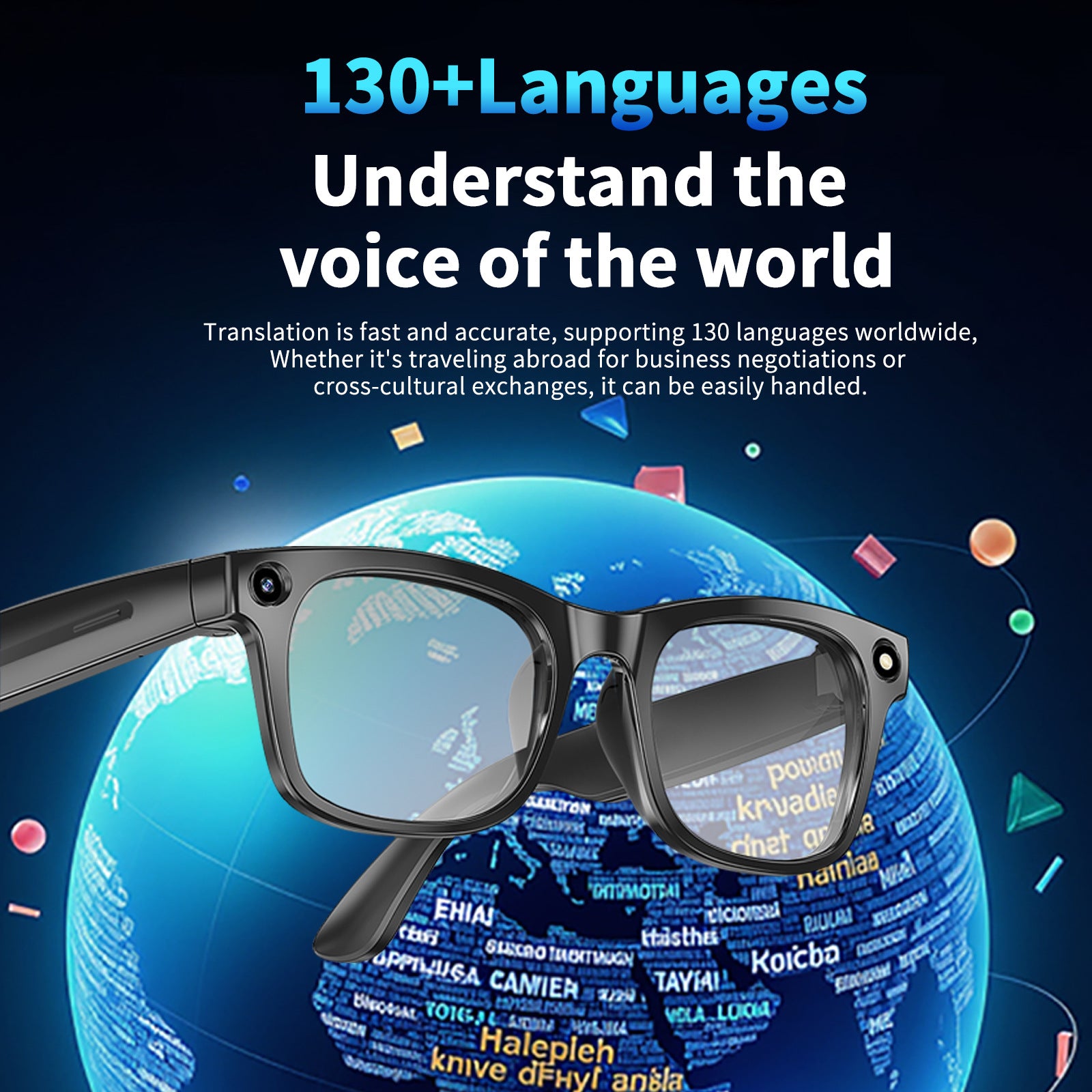 Hot Sale G10Smart Glasses AI Translation AI Intelligent Object Recognition Intelligent Navigation Wearable1080P High Definition Shooting