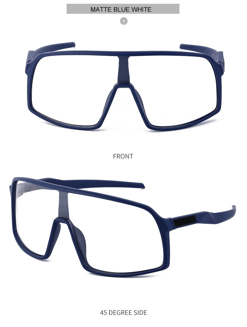 New Colorful Cycling Glasses for Men1998One-piece sunglasses European and American fashion outdoor sports sunglasses