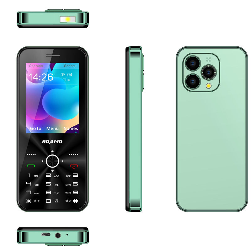 Mobile Phone i15Pro Ultra-long standby time for Seniors' Phones3G Button Dual SIM Student Elderly Phone Wholesale