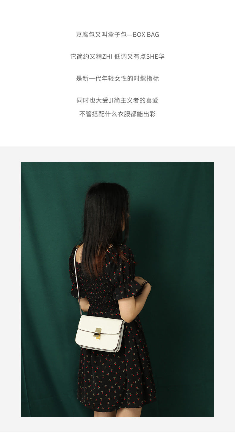 High Quality Small Bag Women2024Autumn and Winter New Trendy Crossbody Bag Elegant Single Shoulder Underarm Small Square Bag