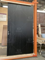 Luxurious Extra Large Size Irregular Flowing Design Residential Modern Exterior Main Entry Solid Wooden Front Door for Houses