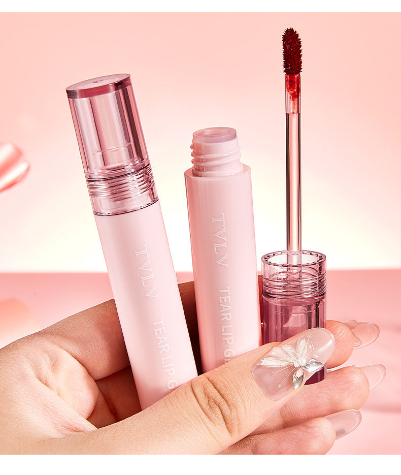 Makeup Peel-off Lip Glaze Nude Color Lip Gloss Pen Film-forming Waterproof Long-lasting Non-stick Cup Full Supply