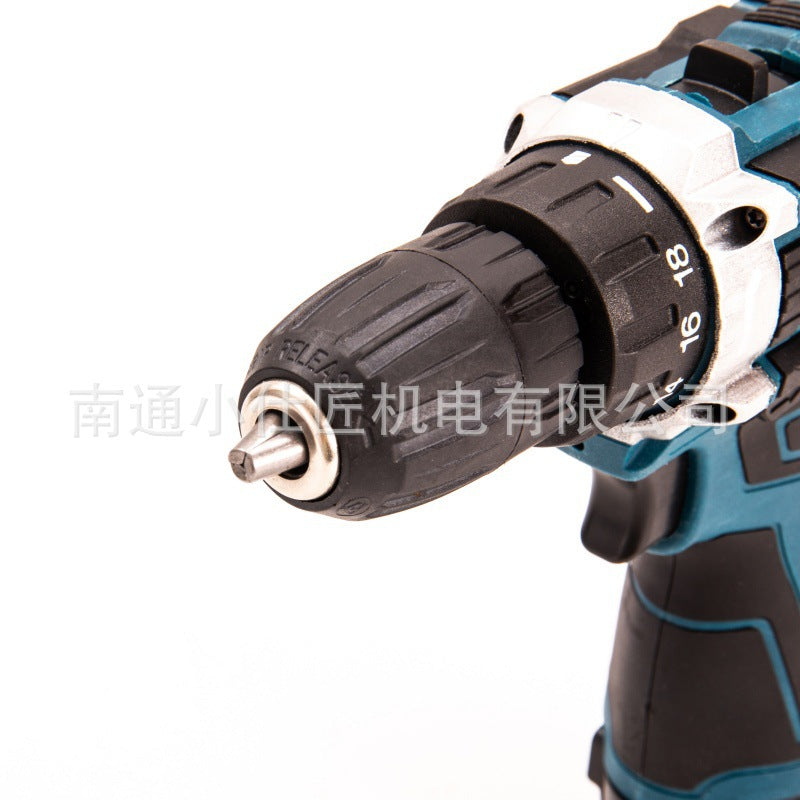 Multifunctional Dual-Speed Cordless Drill Cross-Border Trade Rechargeable Lithium Drill Household Portable Electric Screwdriver Wholesale