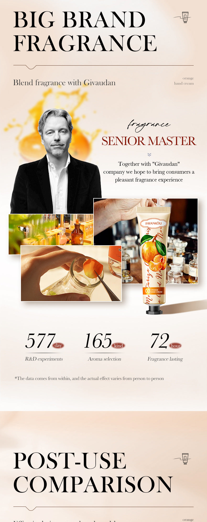 Plant and Fruit Hand Cream FAYANKOU Moisturizing Autumn and Winter Anti-Dry Crack Hand Cream  Foreign Trade Wholesale