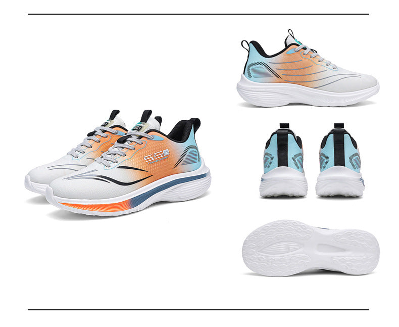 2025New mesh breathable men's casual running shoes ultra-light thick-soled non-slip trendy fashion sneakers