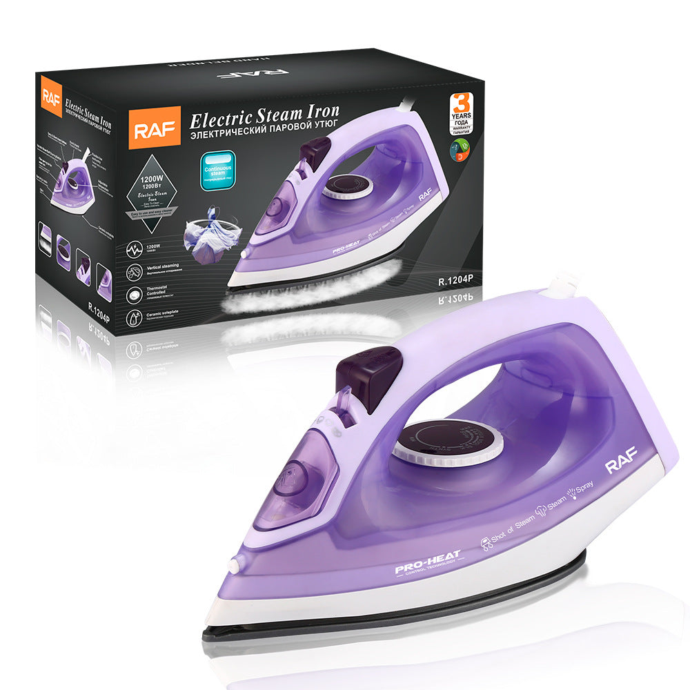 RAF European standard household steam iron portable garment steamer Three-speed temperature-adjustable pressure-type high-power electric iron