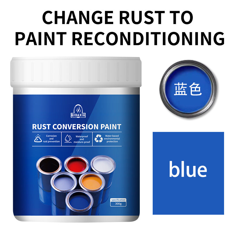 Water-based Anti-rust Paint Metal Paint Rust-free Rust Conversion Paint Color Steel Tile Renovation Rust Fixing Agent Multi-color Industrial Paint