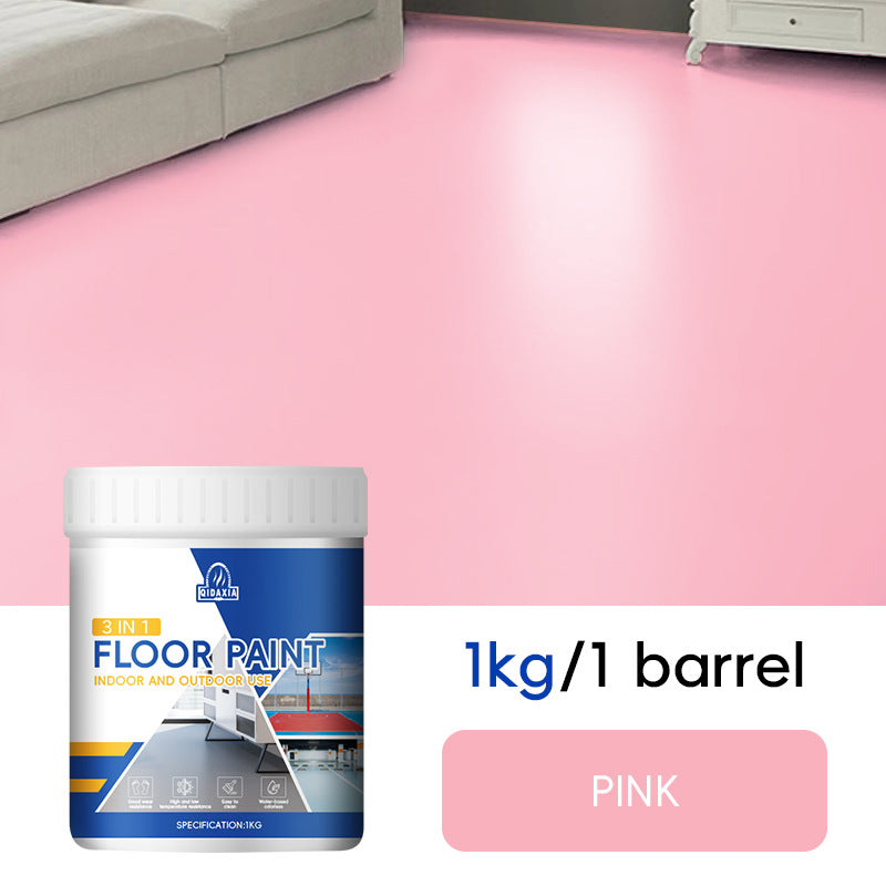 Home Floor Paint Three-in-One Epoxy Floor Paint Cement Floor Water-Based High Solid Wear-Resistant Resin Southeast Asia Environmental Protection