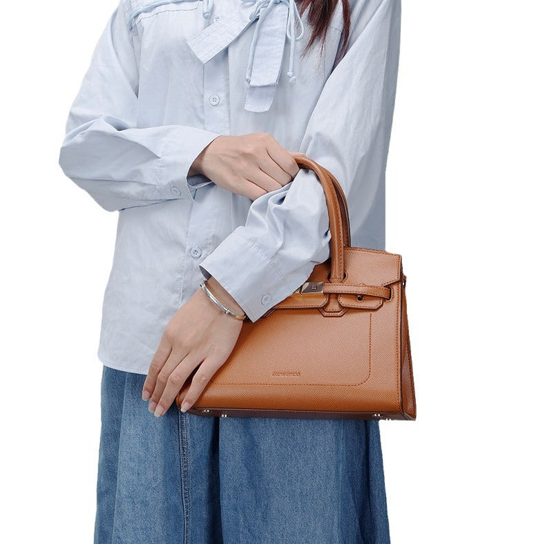 Original Design Birkin Bag Handbag for Women Commuting Large Capacity Shoulder Crossbody Bag Light Luxury Versatile Fashion Tote Bag