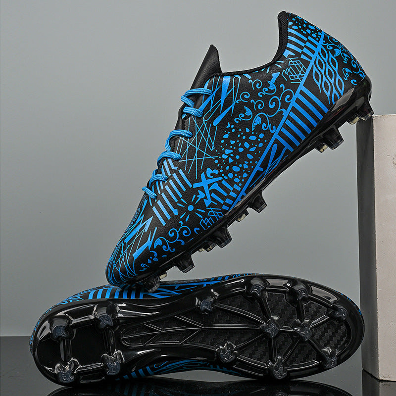 New Men's Football Shoes Low-Cut Long Spikes Broken Spikes Youth Student Professional Training Sports Shoes