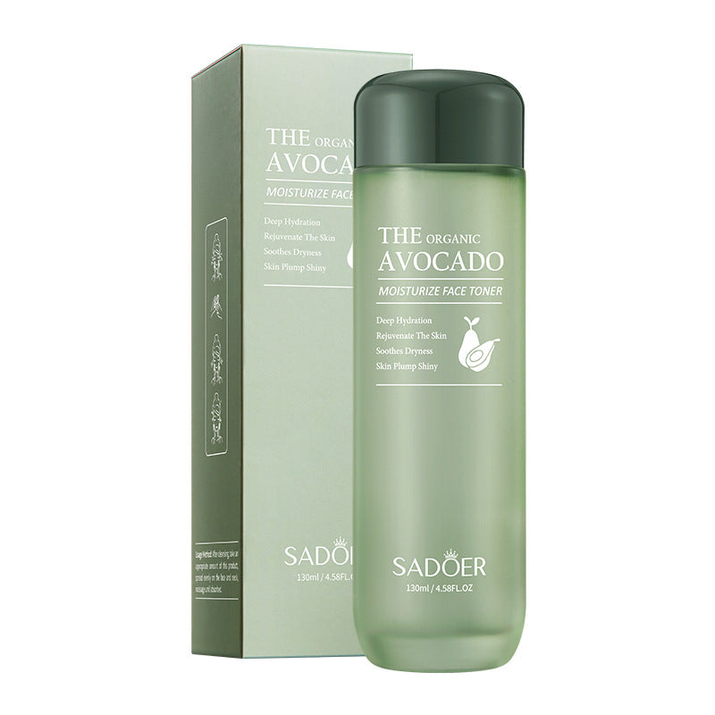 Avocado Toner130ml SADOER Hydrating Moisturizing Lotion Cross-Border Wholesale