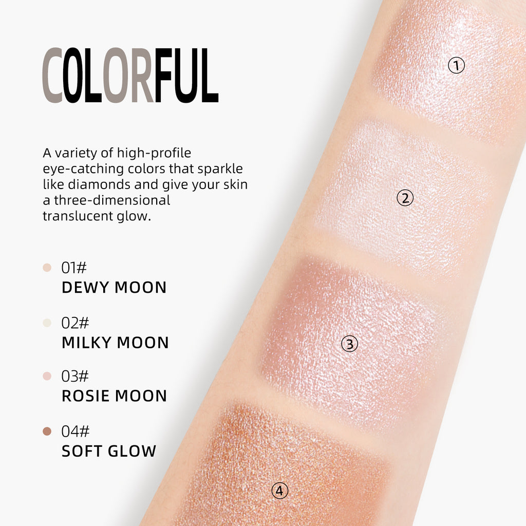 Exclusive Supply sheloves Double-ended Highlight Stick European and American Makeup Pearlescent Fine Flash Brightening Water Light Cream Highlight