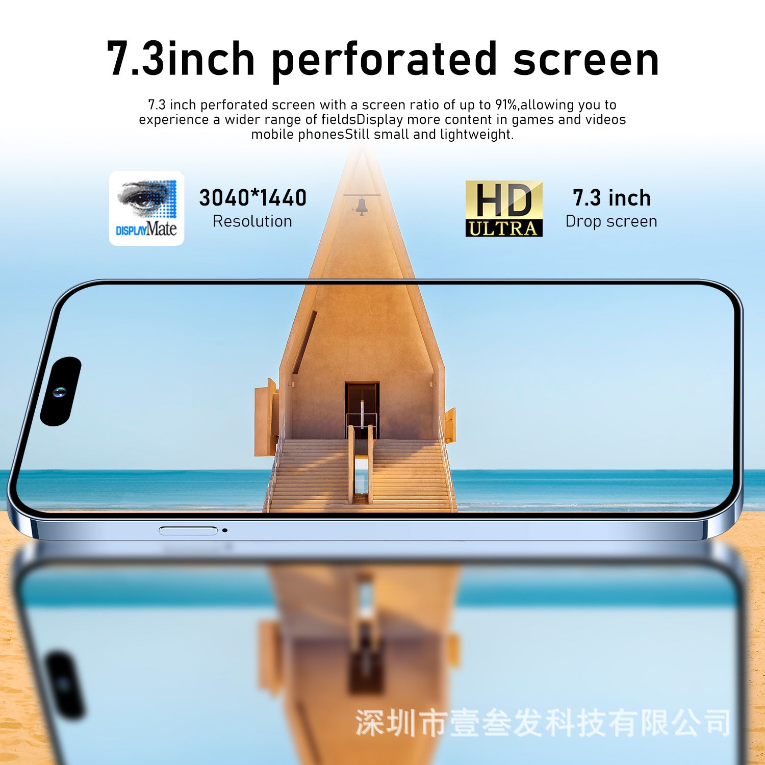 I15 ProMax Popular2+16 6.5Inch Smart Island Large Screen True4G Smart New Phone