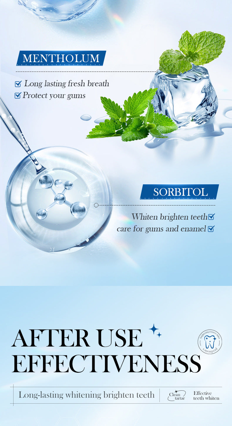 Plant Fruit Probiotic Toothpaste SADOER Oral Whitening Teeth Gum Care Toothpaste  Wholesale