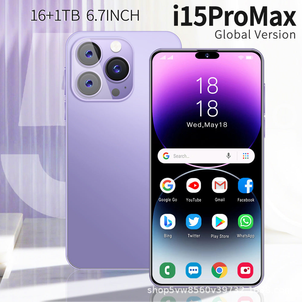 Specially designed for smartphones i15ProMAX HD Large Screen16+1TB In-stock Android Full Screen