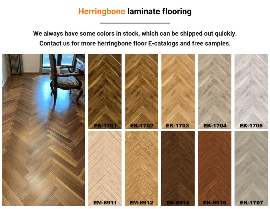 Good Quality 8mm 12mm Ac4 Waterproof Deep Embosed in Register Iso9001 Iso14001 Non slip Eir Laminate Flooring