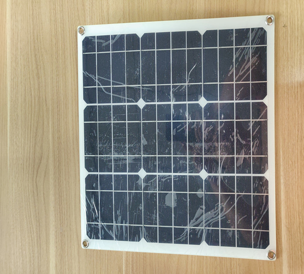 30W Flexible Solar Charging Panel Pressure Resistance Solar Charger for Rechargeable Battery