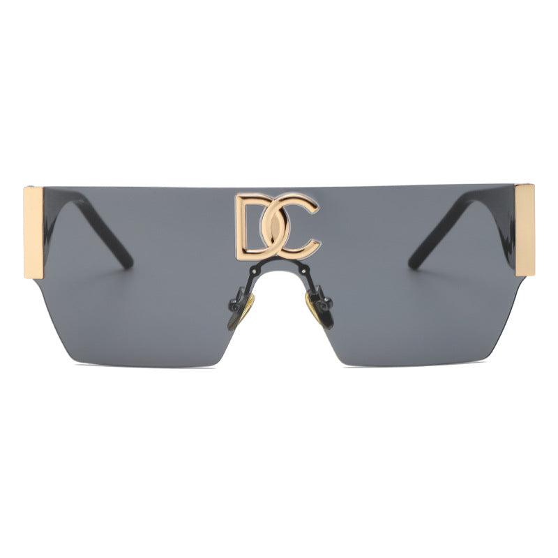 New Outdoor Cycling Sunglasses for Women, High-End Integrated Windproof Frameless Sports Sunglasses