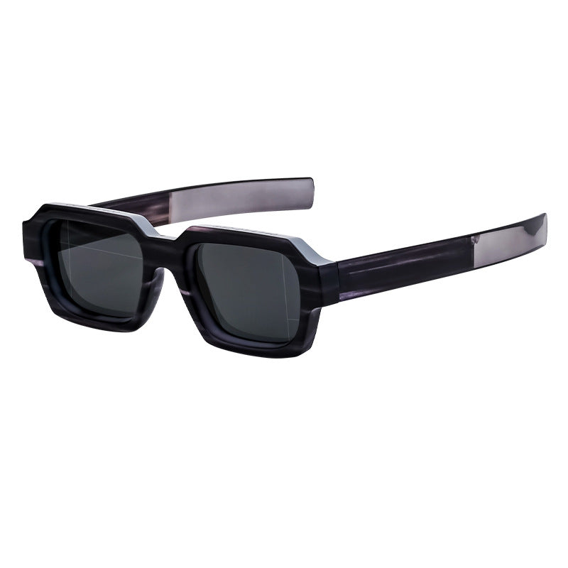 New Fashion Square Frame Sunglasses for Men and Women with a High-End Feel INS European and American style sunglasses outdoor glasses sglasses