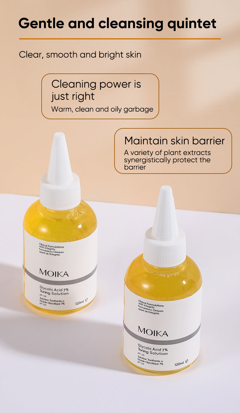 Glycolic Acid Essence Skin Care Acne Water Shrink Pores Facial Rejuvenation Original Solution Moisturizing Brightening