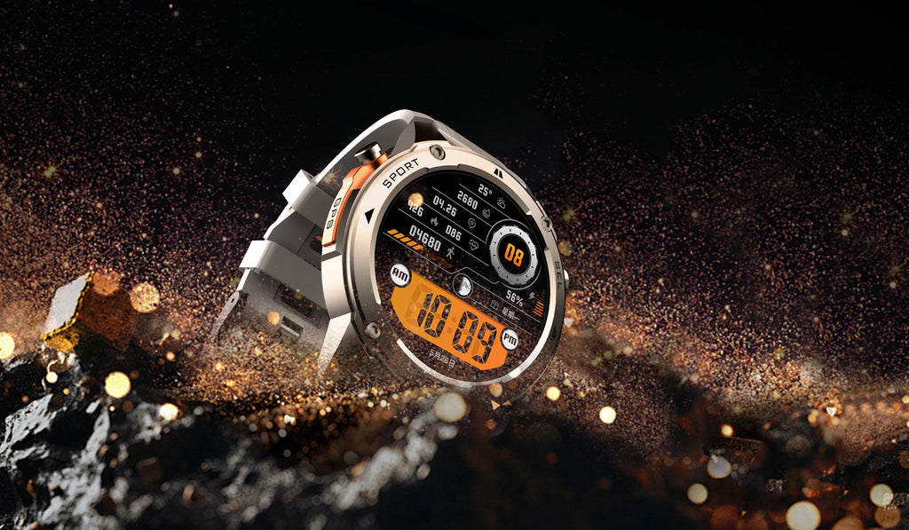 DM56Smart Watch1.52inch Bluetooth call heart rate pedometer sleep monitor GPS Positioning Three-Proof Sports