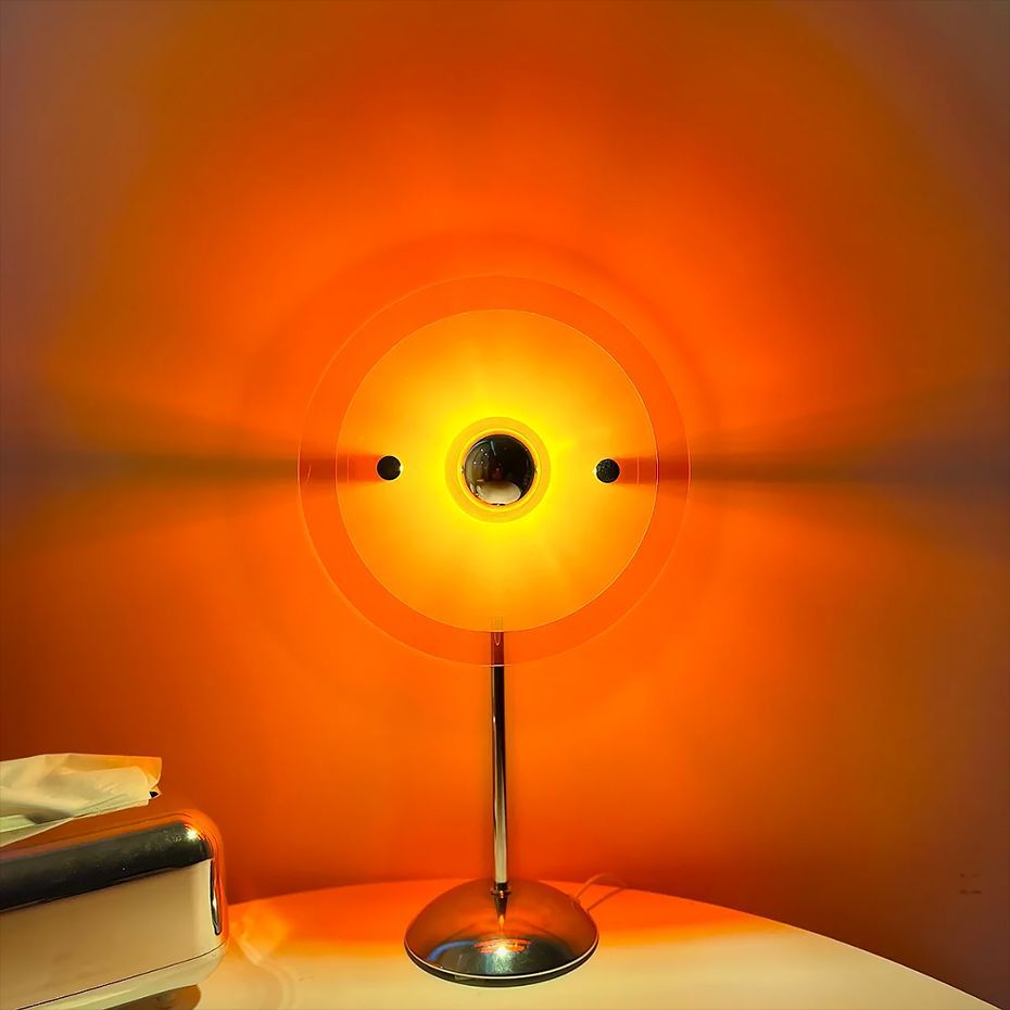 Romantic Love Bauhaus Table Lamp USB Plug-in Internet Celebrity Table Lamp Atmosphere Floor Lamp Projection Lamp Heart Lamp