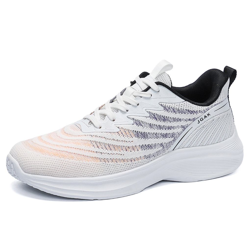 2025Foreign Trade New Fashion Sports Casual Shoes Breathable Mesh Men's Shoes Lightweight Non-Slip Wear-Resistant Running Shoes