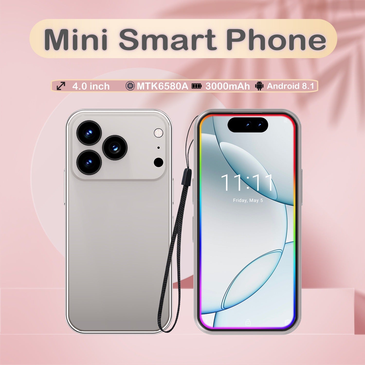 Export Mini 17promax New Mini Phone Android Smart Google Store4.0Inch3G