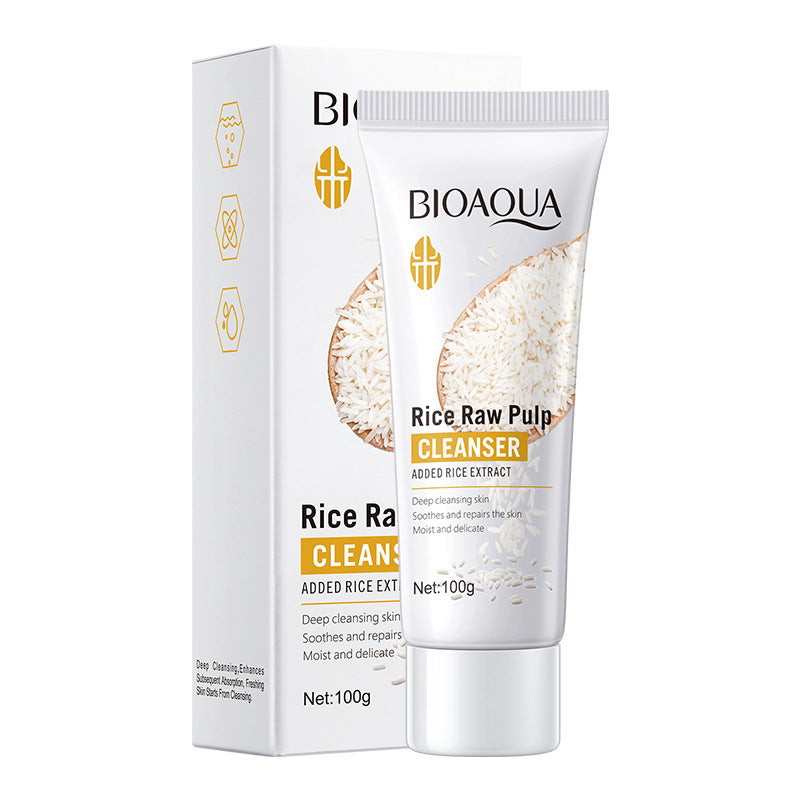 Rice Skincare Set BIOAOUA Rice Puree Series Six-Piece Set Box  Wholesale