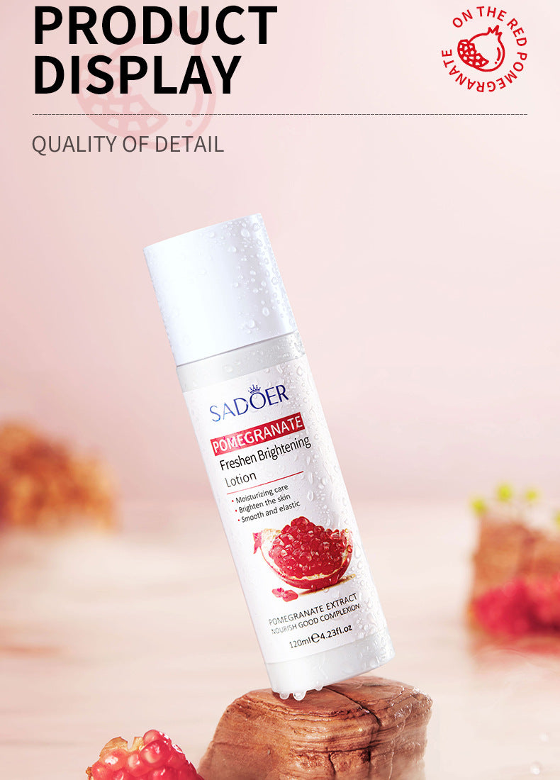 Red Pomegranate Skincare Set SADOER Hydrating Moisturizing Cleansing Nourishing  Wholesale