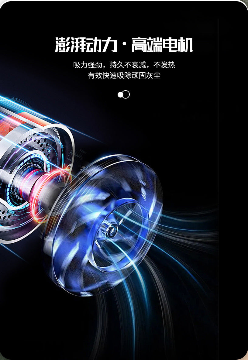 New Car Vacuum Cleaner Super Powerful Suction Car Household Handheld Small Car Wireless Vacuum Cleaner