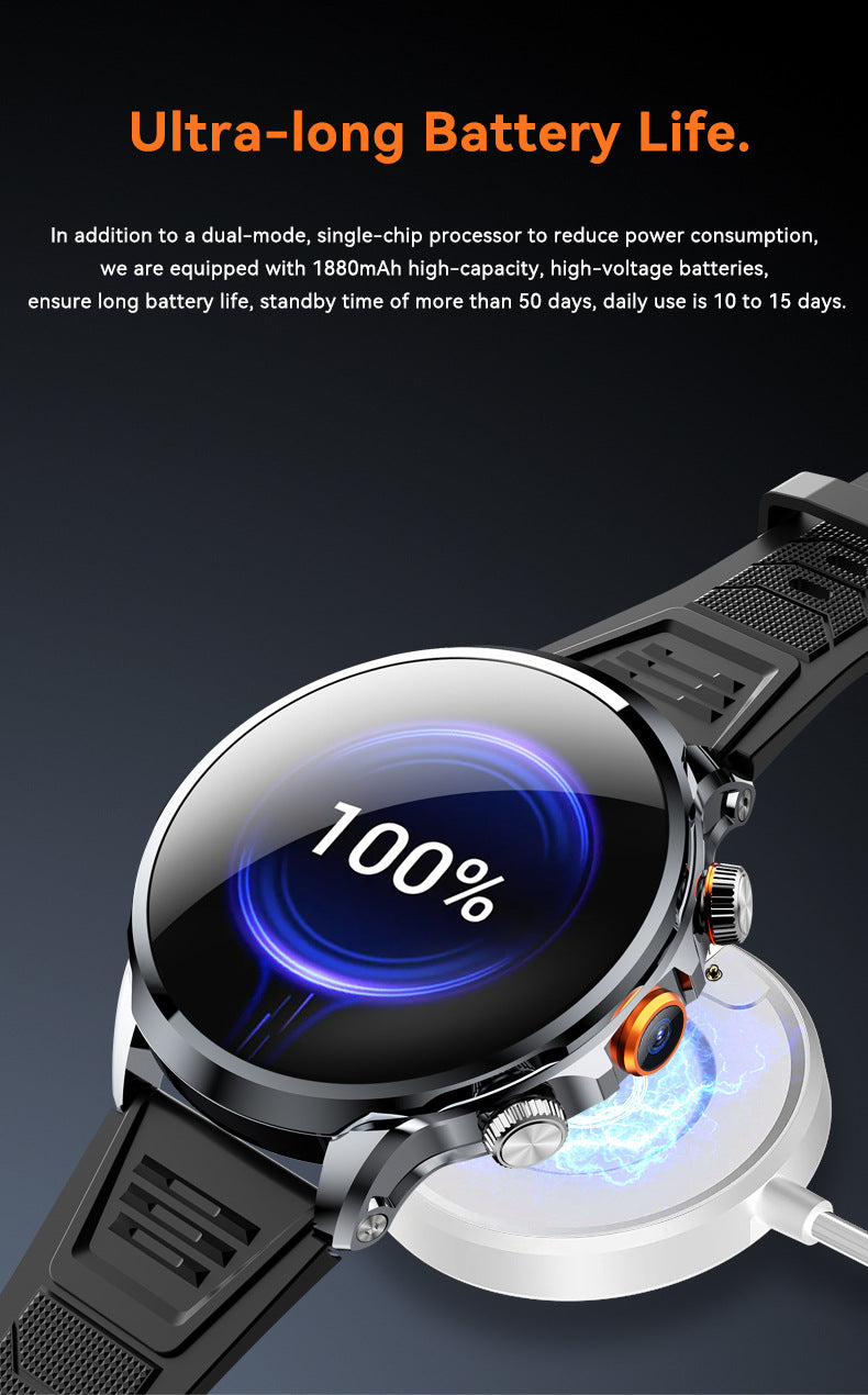 H18Smart Watch5G SIM Card Global Comm Google Store APP Download the Right Camera Video Call Independently