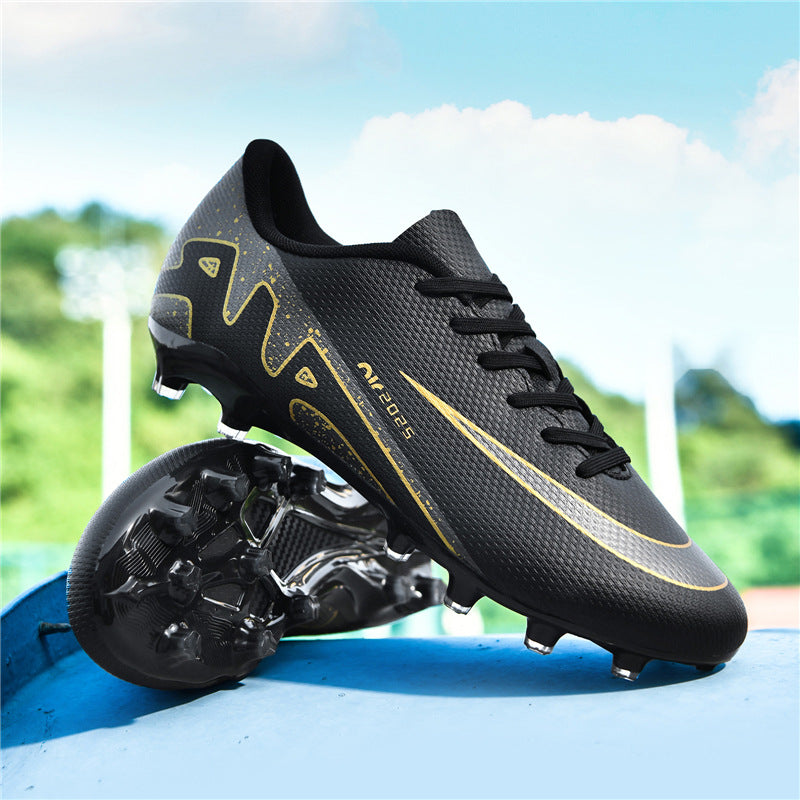 Comfortable football shoes for men and women, teenagers and students AG Spike TF Anti-Slip Breathable Turf Training Sneakers