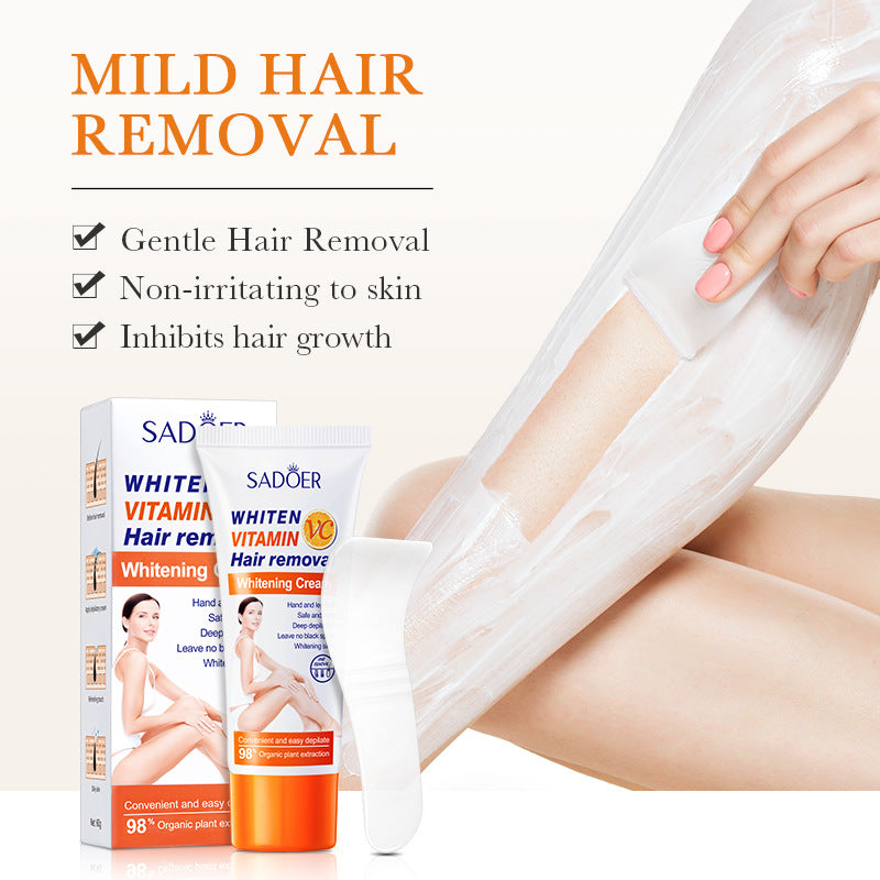 VC Depilatory cream60g SADOER Vitamin C Hair Removal Without Irritation  Wholesale