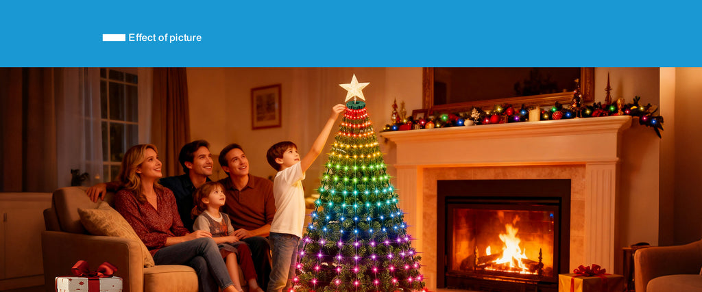 Christmas Tree Lights Christmas Garden Decoration Lights Colorful Lights String Lights Waterfall Tree Hanging Lights Christmas Bestsellers