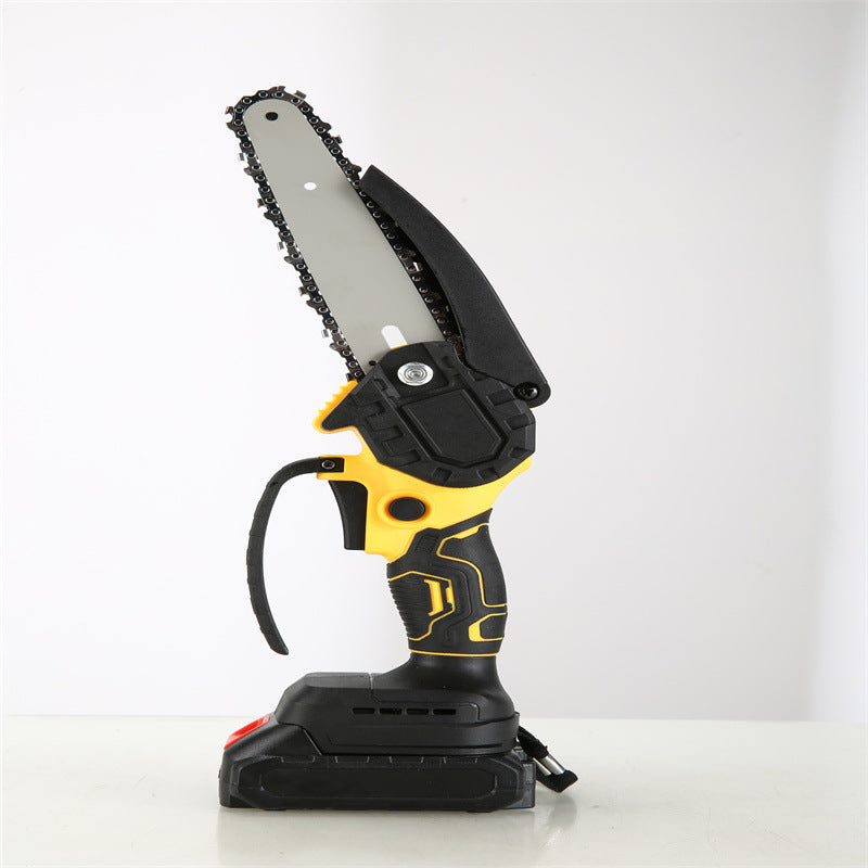 Lithium Battery Mini Household Portable Chainsaw Rechargeable Handheld High-Power Garden Pruning Saw Electric Chain Saw