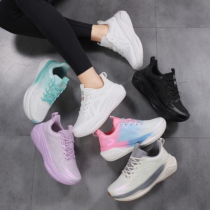 Professional Running Shoes for Men and Women, Spring and Summer New Soft Sole, Lightweight, Shock Absorption, Breathable, Jump Rope, Non-Slip, Marathon Walking Shoes