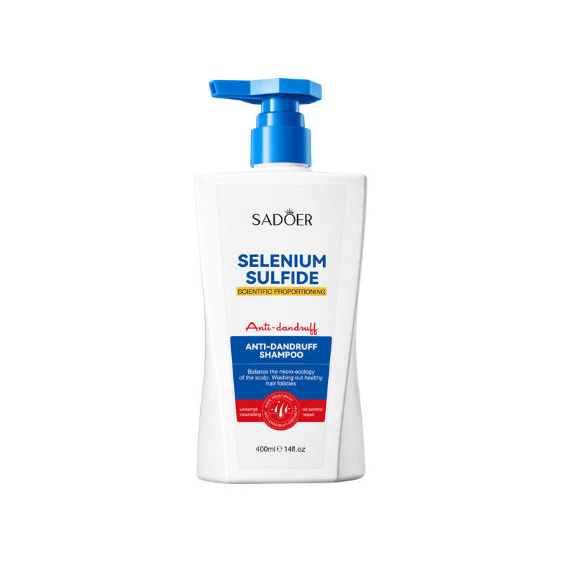 Cross-border Selenium Disulfide Anti-Dandruff Shampoo400ml Deep Cleansing and Moisturizing Shampoo Export Manufacturer Wholesale