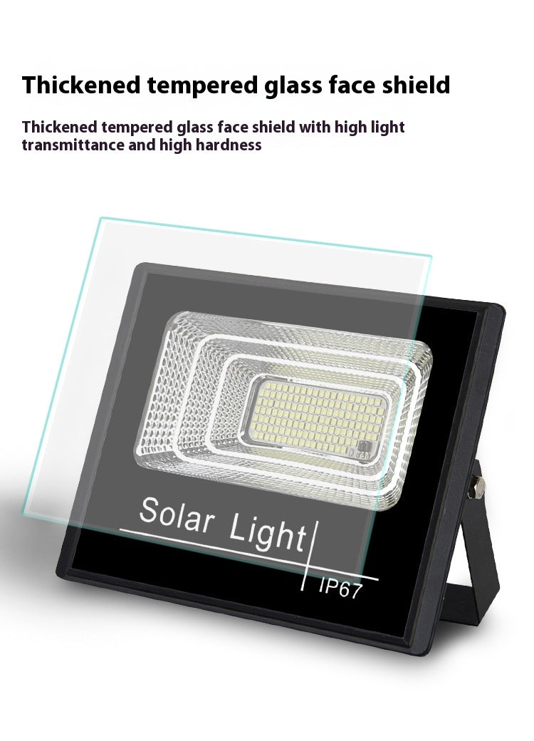 Hot Sale IP67 Waterproof Outdoor LED Flood Light 100W 200W 300W ABS Lamp Body Solar Powered